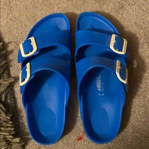 women’s blue birkenstock